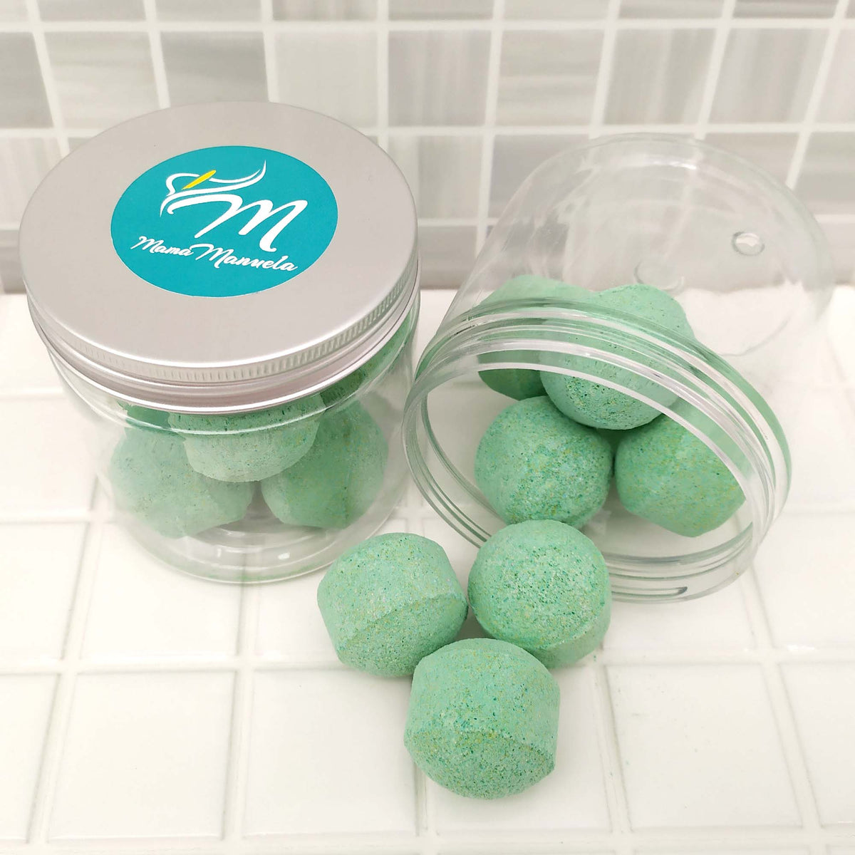 Tarro 7 Mini Bombas Efervescentes Para Manicura Y Pedicura - Ablandan Durezas, Uñas Y Cutículas - Aroma Mango_2