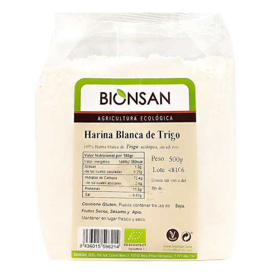 Harina Blanca De Trigo Eco Bionsan 500gr_0