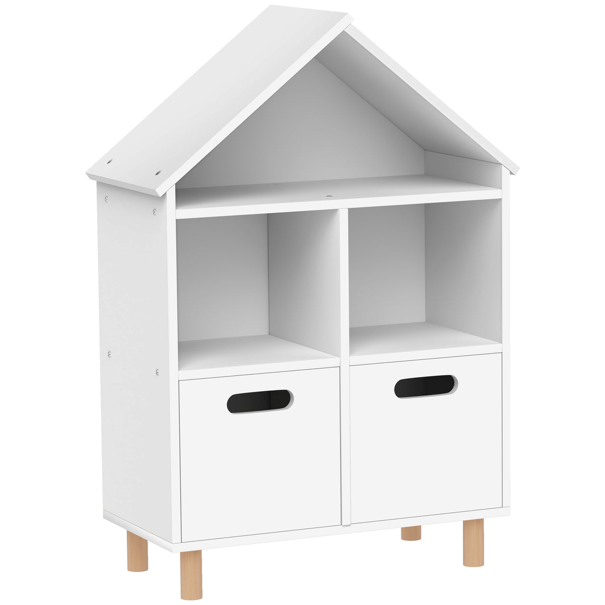 Librería Infantil Aiyaplay Mdf Blanco 63.7x29.7x89.5 Cm_0