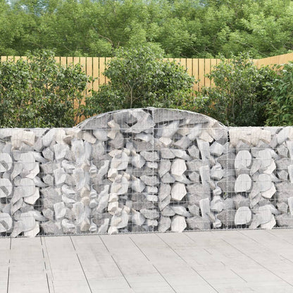 Cestas De Gaviones 30 Uds Forma Arco Hierro 300x30x100/120 Cm_1
