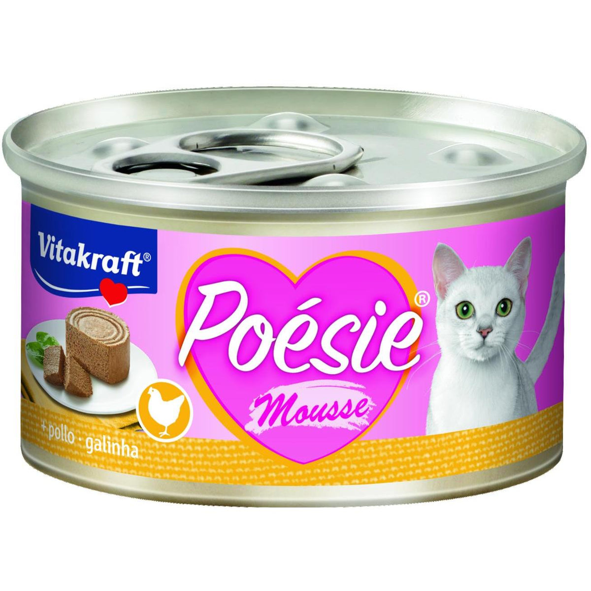 Vitakraft Latita Poésie mousse de pollo 85 g comida húmeda gato