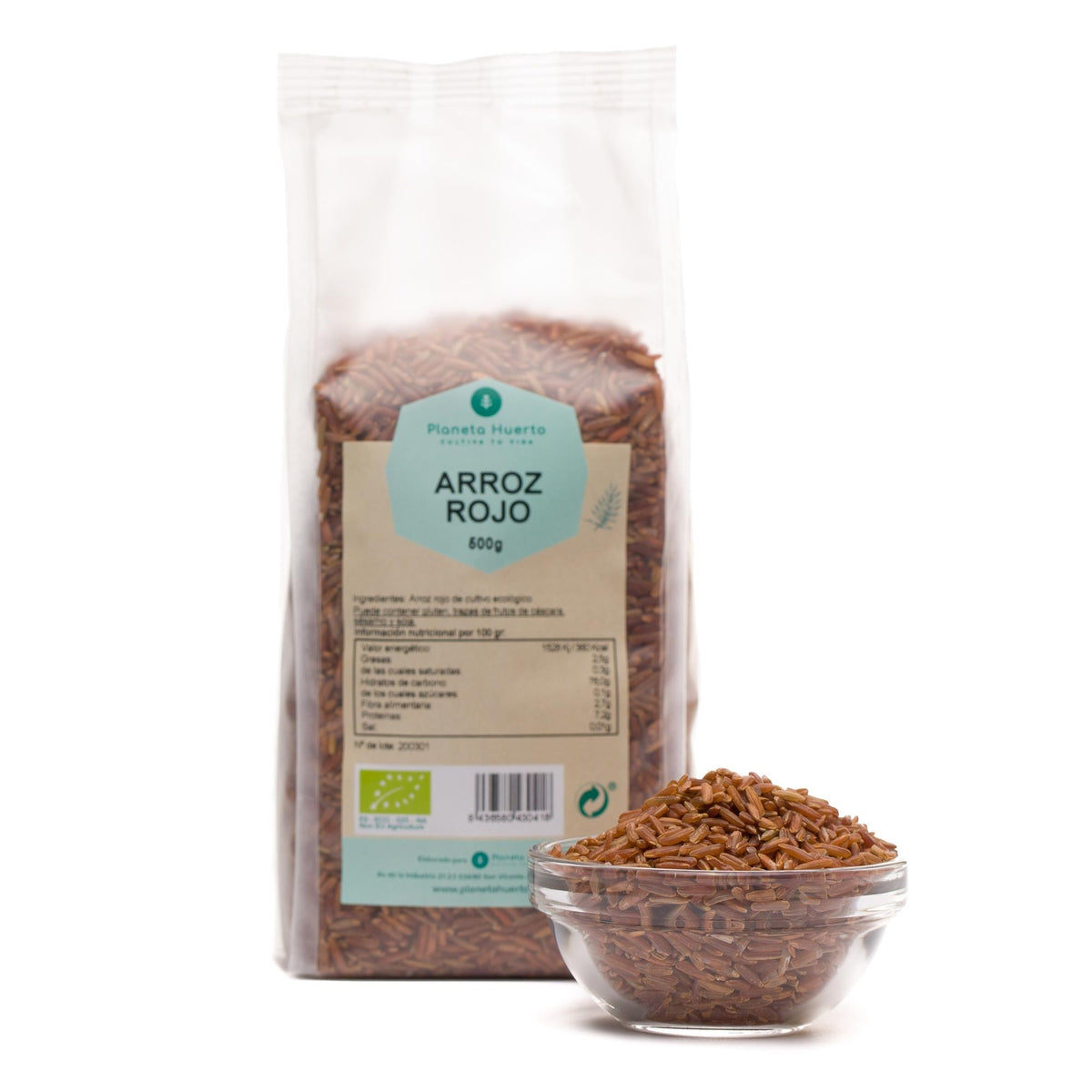 Arroz rojo ECO Planeta Huerto 500 g