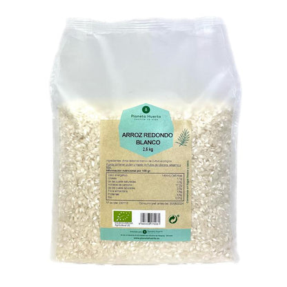 Arroz Redondo Blanco ECO Planeta Huerto 2,5 kg