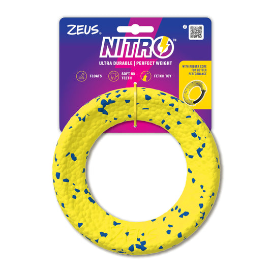Zeus Nitro juguete para Perros de Anillo flotante 16cm