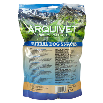 Snack natural para perros Filete de pato Arquivet 1 Kg