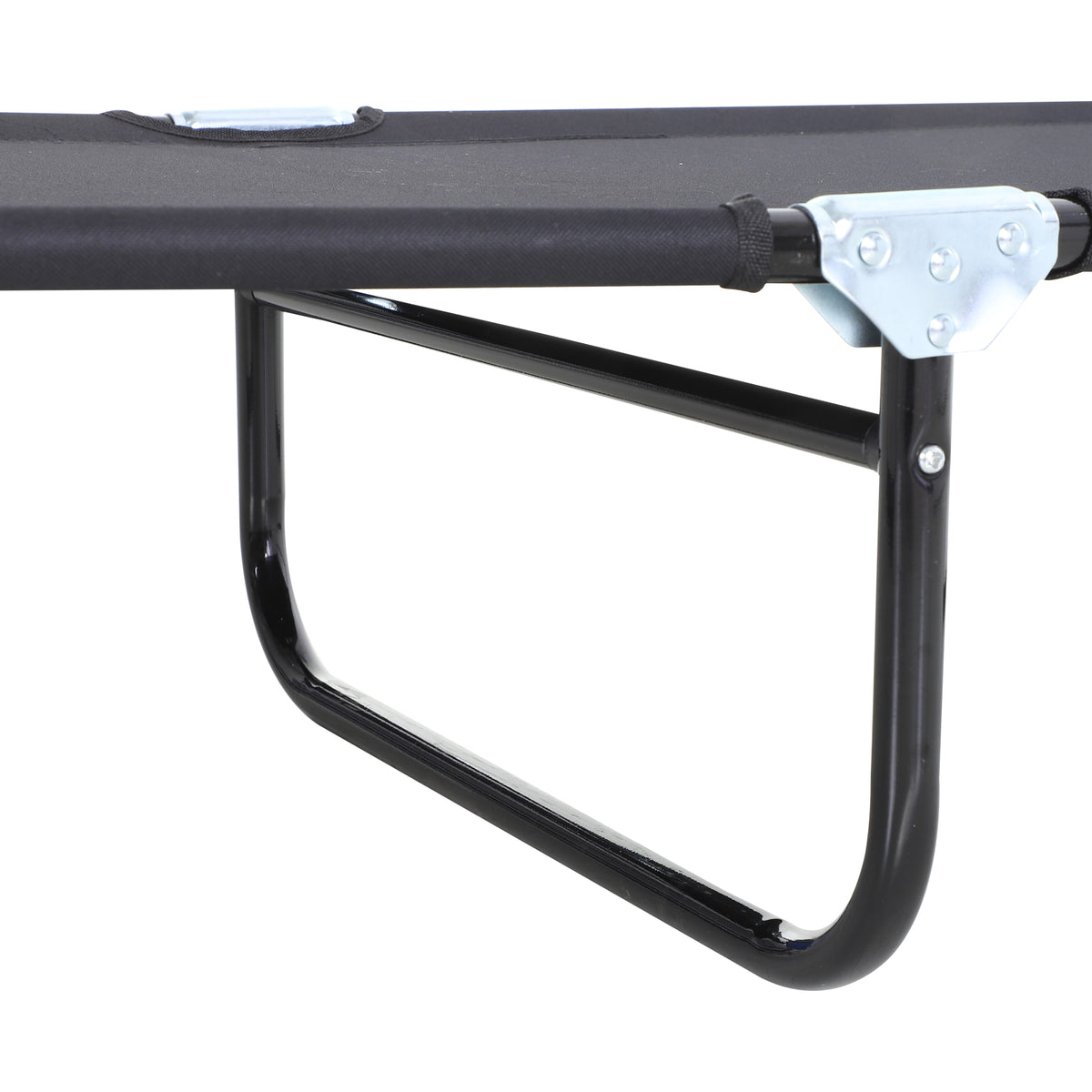 Tumbona Reclinable Plegable Para Exterior Outsunny 190x56x28 Cm Negro_3