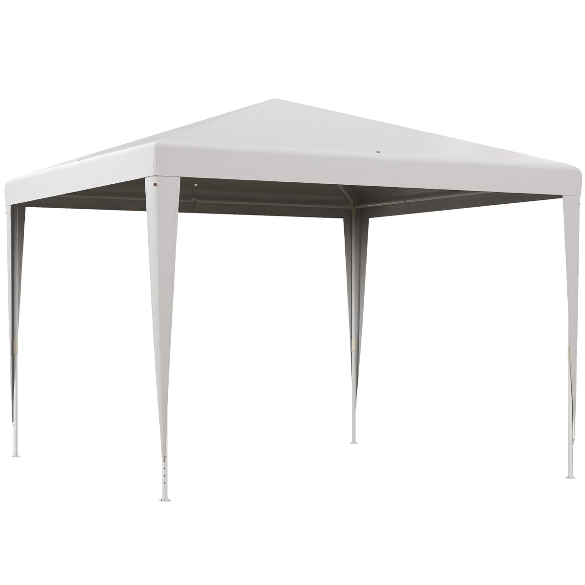 Carpa Desmontable Para Jardín Outsunny 293x293x252 Cm Blanco_0