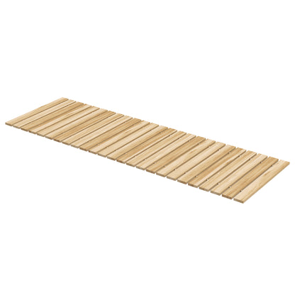 Camino De Jardín Outsunny Madera De Abeto Madera Natural 120x38x1 Cm_0