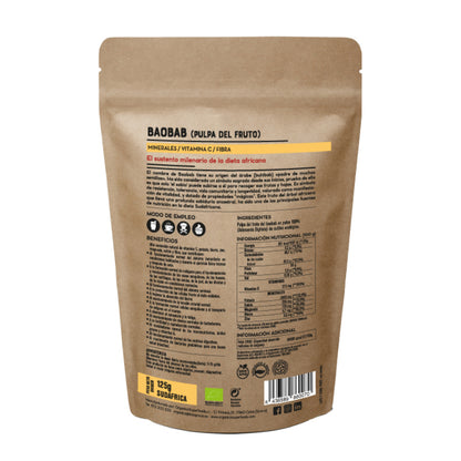 Baobab Bio En Polvo 1kg - Orgánica Superfoods_1