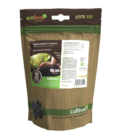 Cultivers Abono Universal Ácidos Húmicos Fúlvicos Y Potasio 250 G Ecológico 82% | Fertilizante Soluble Concentrado…_0