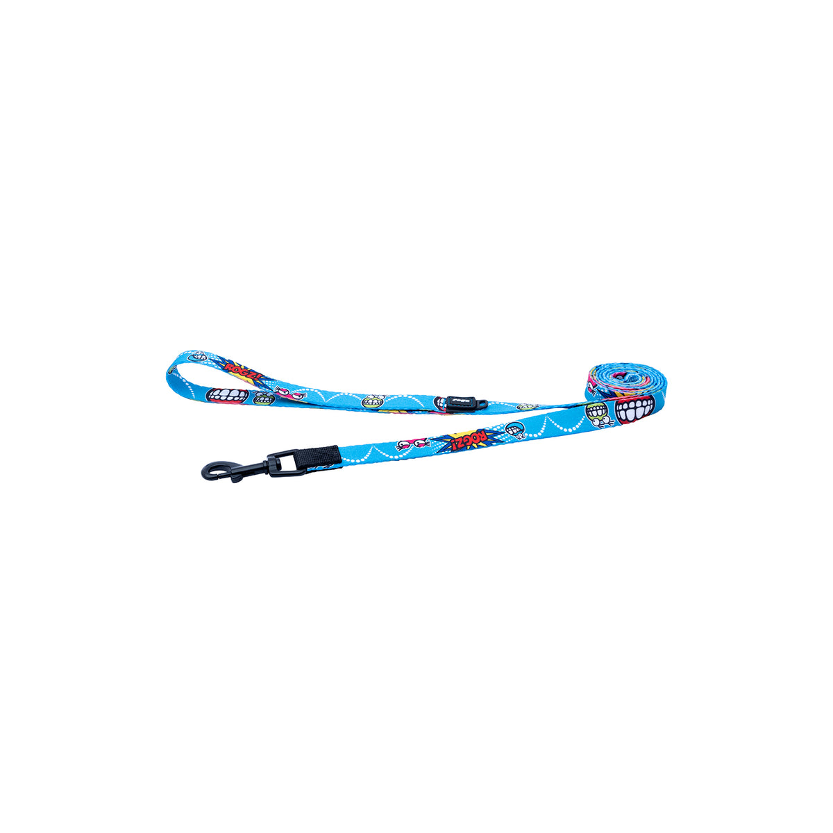 Correa Para Perro, Modelo Fusion De Rogz, Estampado Comic Azul. Talla L (21-40kg)_1
