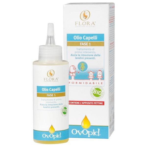 Aceite capilar antiparastario Ovopid Fase 1 Flora, 100 ml