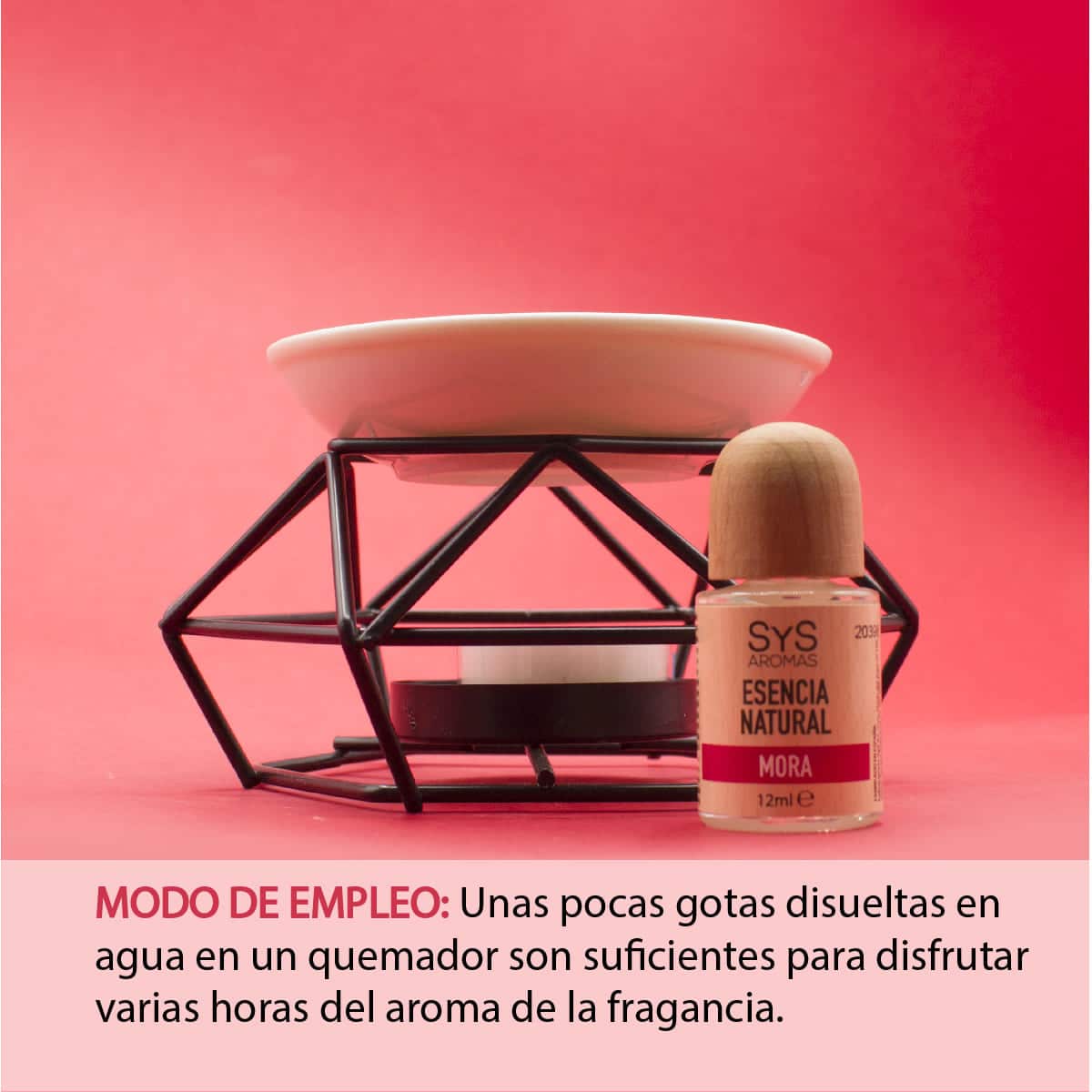 Esencia Natural Mora SYS Aromas 12 ml | Aroma Dulce y Afrutado | Para Quemadores y Humidificadores_3