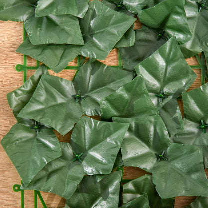 Seto Artificial En Rollo Balcón Valla Jardín Outsunny 3x1 M Verde_4
