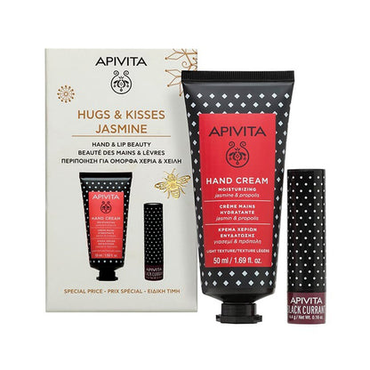 Cofre Crema de manos con Jazmín 50 ml + Cuidado Labial con Grosella Negra 4,4 g