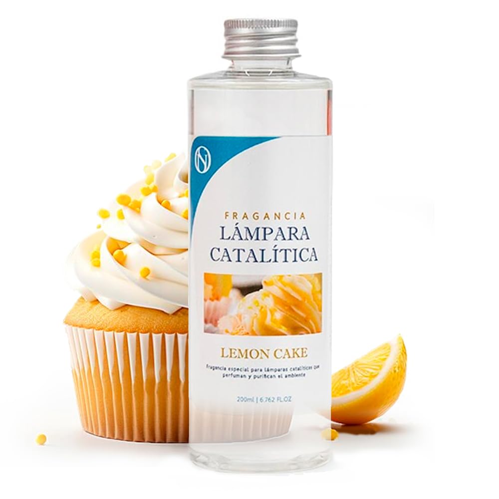 Pack Ahorro 2x Fragancias Lámpara Catalítica 200ml: 1 Aroma Lemon Cake + Limpiador Neutro_1