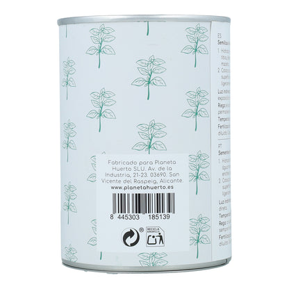 Kit de cultivo aromáticas Albahaca Planeta Huerto