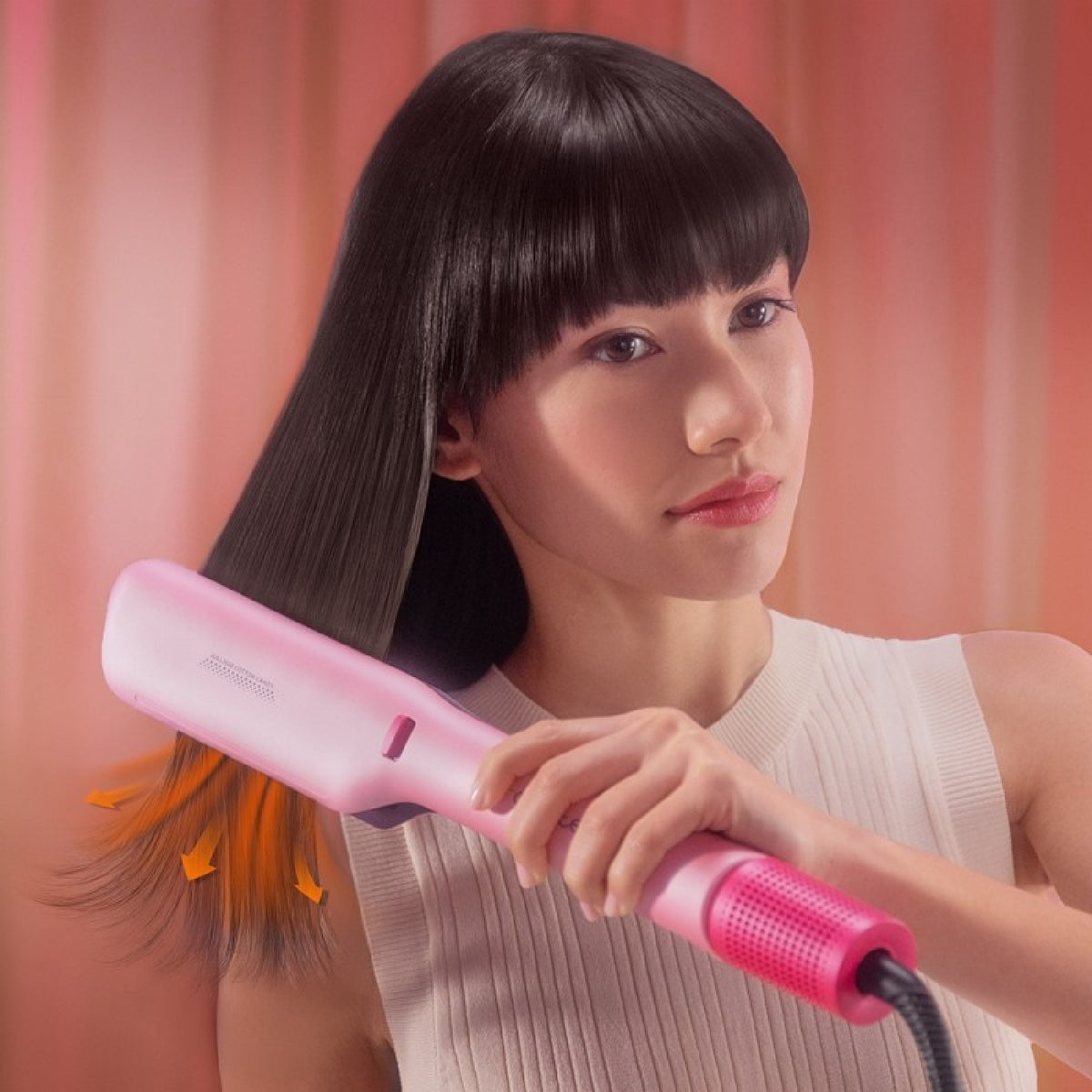 Cecotec Plancha De Pelo Con Aire Air Lisse Olive. 600w, Protege El Cabello, Tecnología Iónica, Keratina Y Aceite De Argá_4