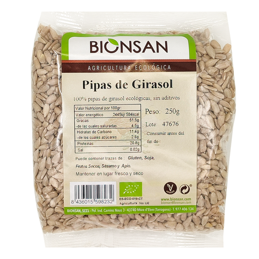 Pipas De Girasol Ecológicas 250gr_0