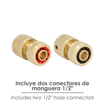 Set Riego 4 Piezas Para Mangueras 1/2" Fabricado En Laton,_3