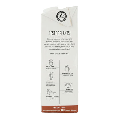 Bebida Vegetal Best Of Plants chocolate (coco, soja y arroz) Bio Abbot Kinney 1