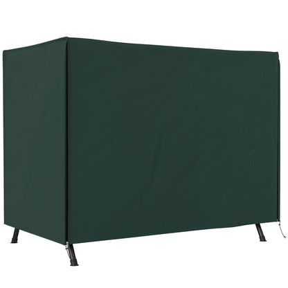 Cubierta Para Columpio Outsunny Verde Oscuro 205x124x164cm_0