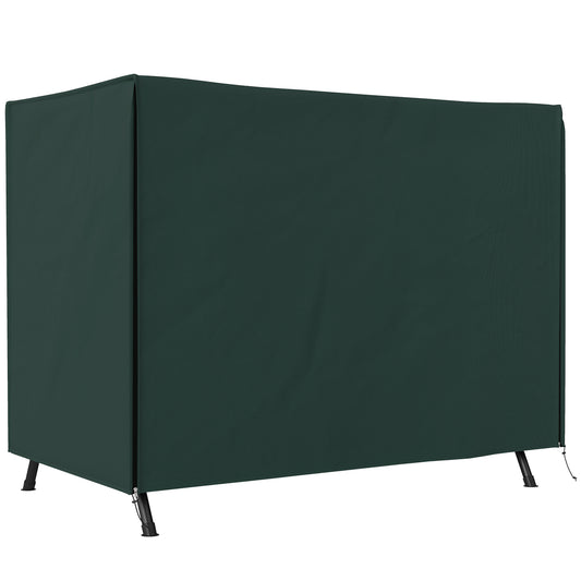 Cubierta Para Columpio Outsunny Verde Oscuro 205x124x164cm_0