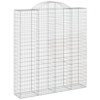 Cestas De Gaviones 5 Uds Forma De Arco Hierro 200x50x220/240 Cm_2