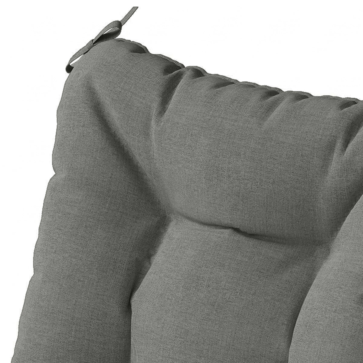 Cojines Para Sillas Outsunny Poliéster, Espuma Gris Oscuro 39.5x39.5x10 Cm_4