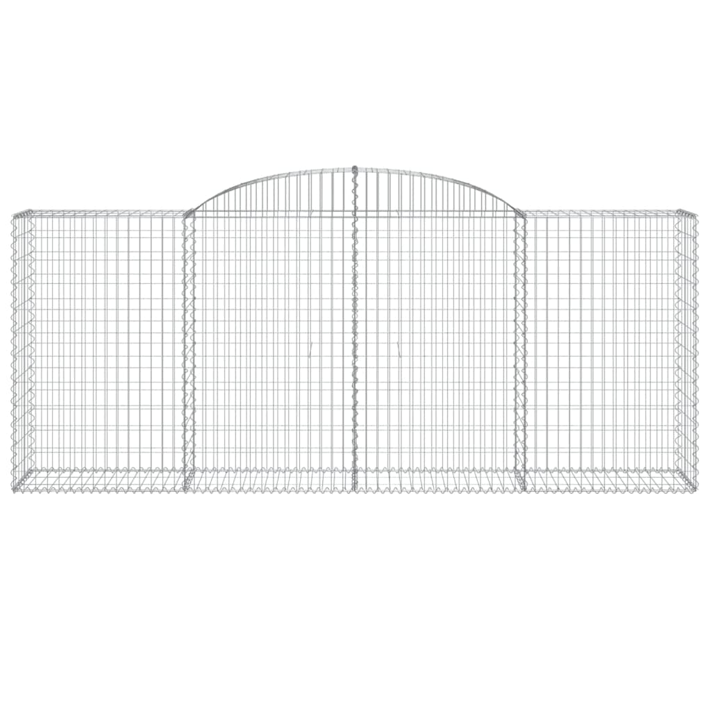 Cestas Gaviones 12 Uds Forma De Arco Hierro 300x50x120/140 Cm_3
