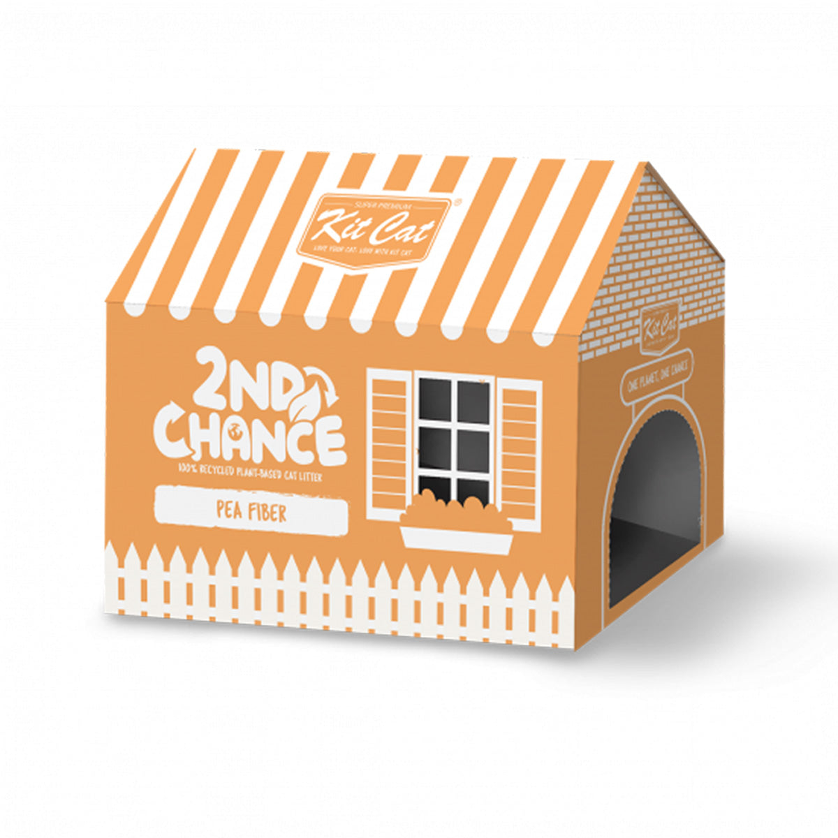 Pack 6 Kit Cat Arena Eco 2nd Chance - Pea Fiber (Original) 2,5 Kg Cascara de Guisante y Yuca