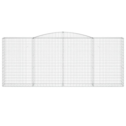 Cestas De Gaviones 5 Uds Forma De Arco Hierro 400x50x160/180 Cm_3