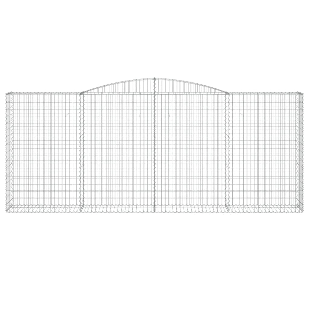 Cestas De Gaviones 10 Uds Forma De Arco Hierro 400x50x160/180cm_3