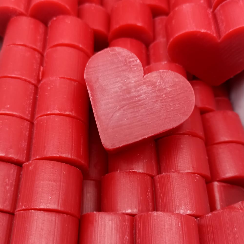 Caja Regalo 10 Jabones Aromáticos En Forma De Corazón - Aroma Frambuesa - Jabón Glicerina - Regalo Original Para Eventos_2