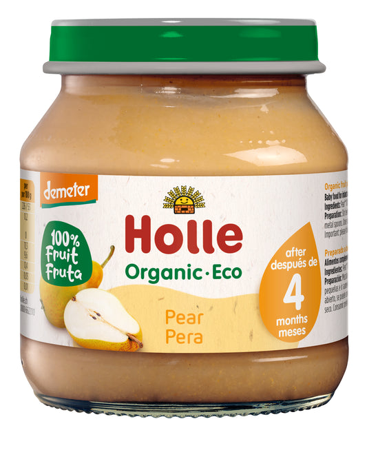 Tarrito 100 % Pera Bio a partir 4 meses Holle 125gr