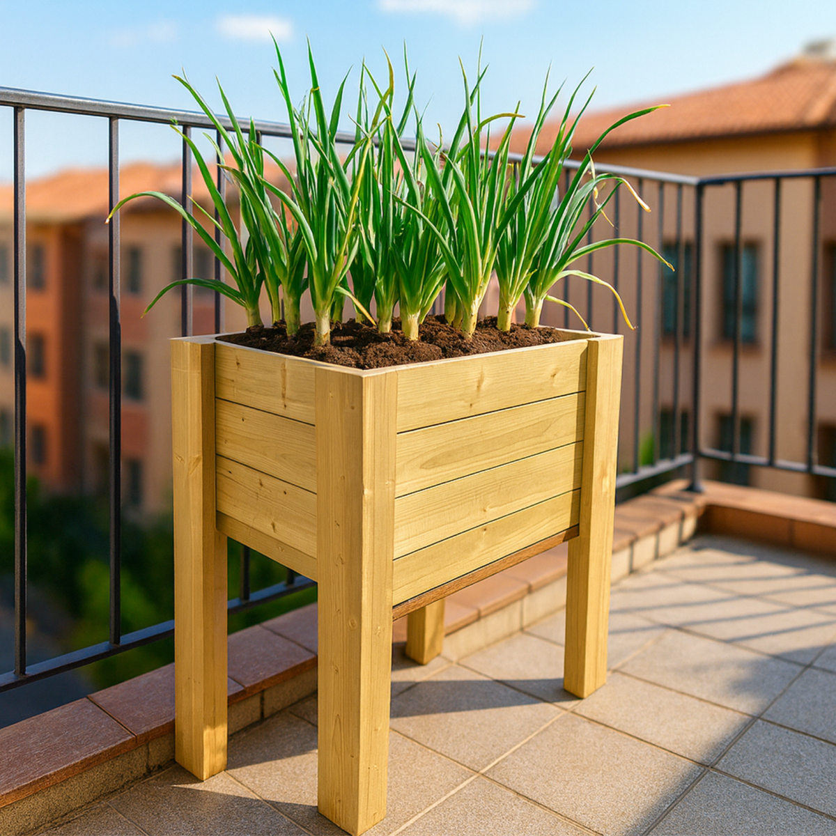 Mesa De Cultivo Mura Profunda 40cm Vidahuerto 80x40x80 Cm._1