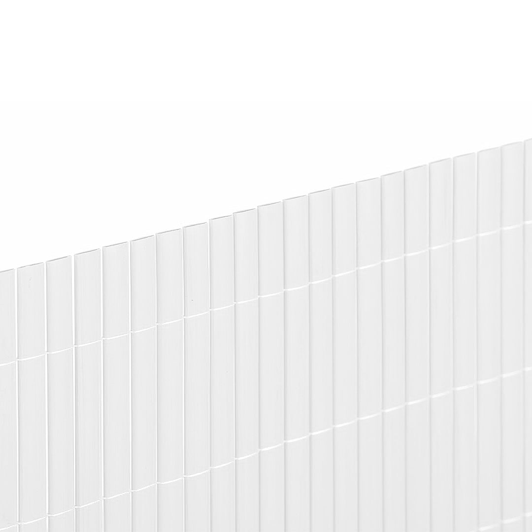 Cañizo Pvc Lite D/c 16mm Blanco - Ideal Para Jardines - 1,5x3 M - Multicolor_1