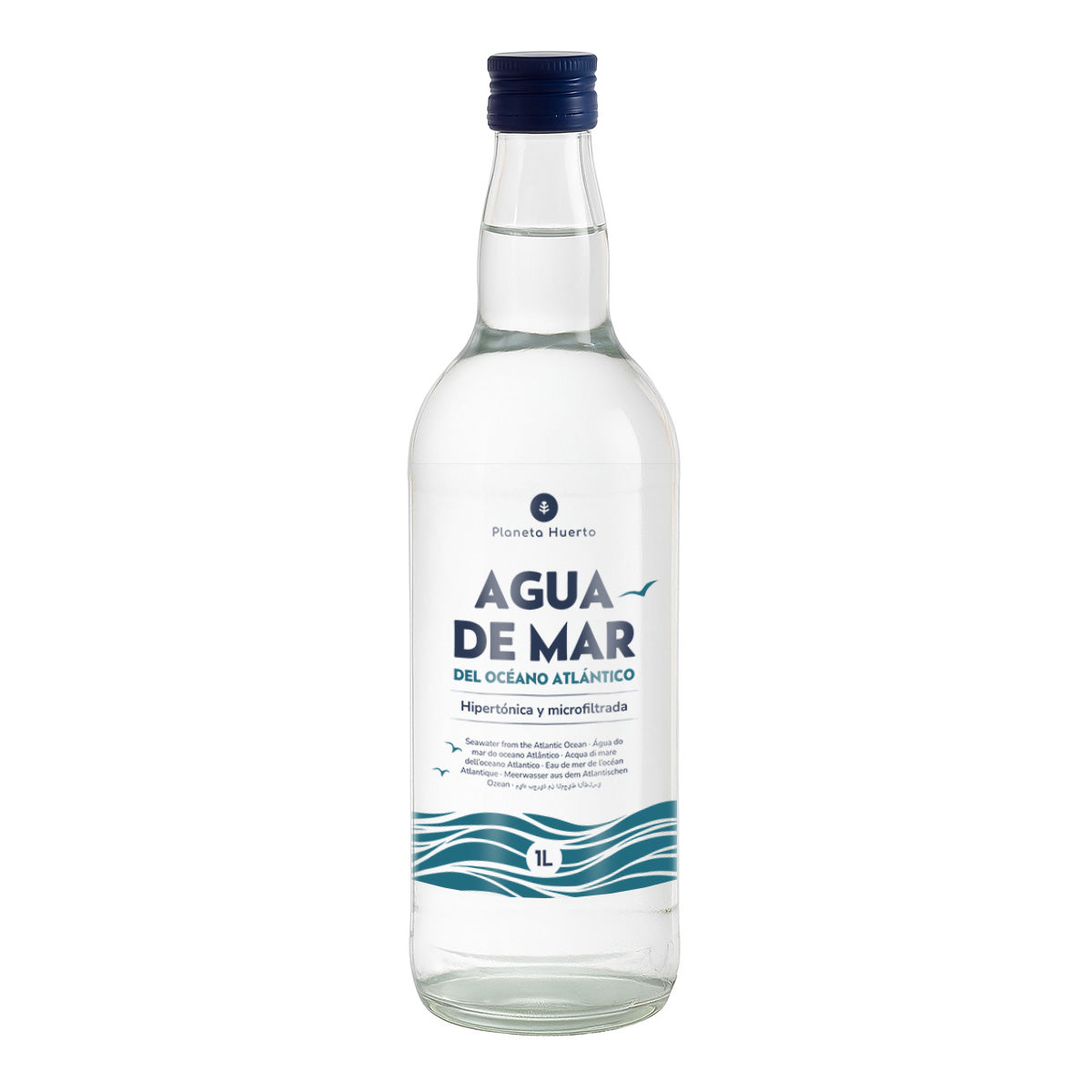 Agua De Mar Hipertónica Planeta Huerto 1 L
