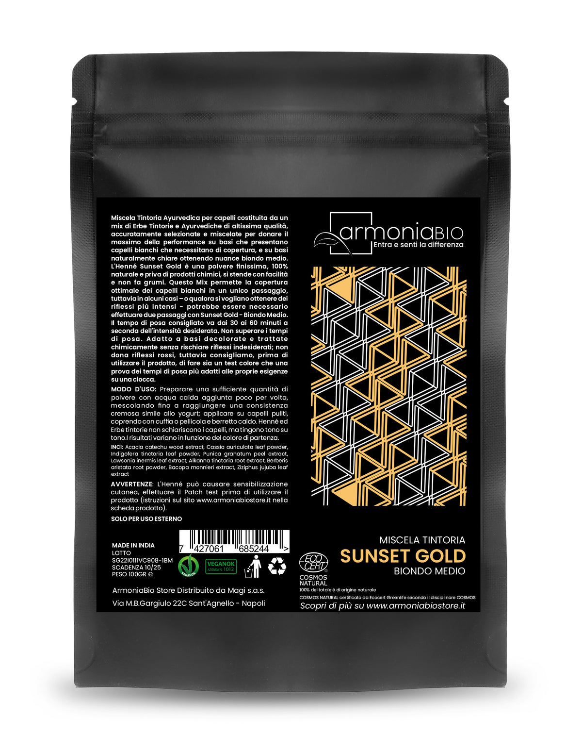 Henna Rubio Dorado Sunset Gold Armoniabio 100g_1