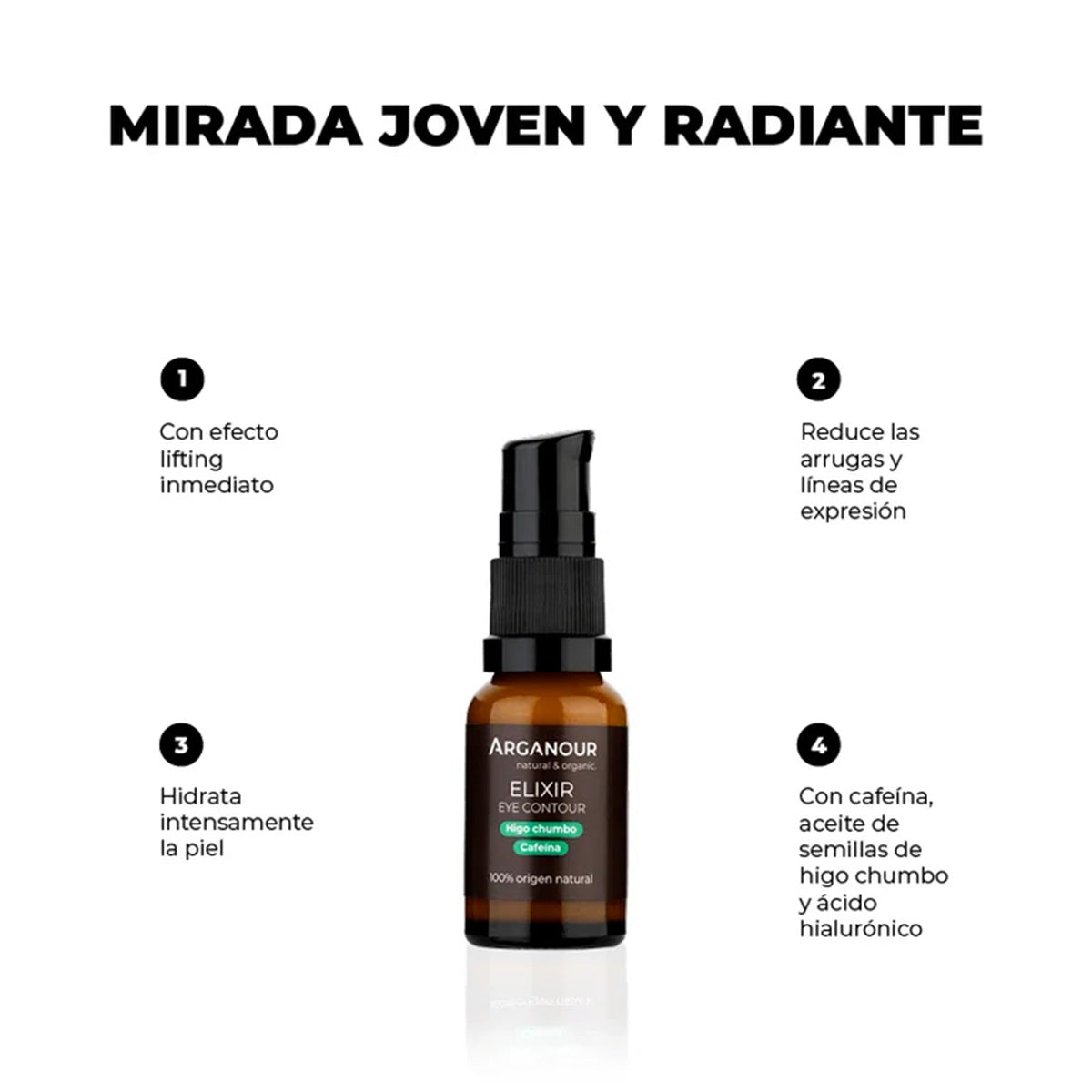 Elixir contorno de ojos 15ml Arganour
