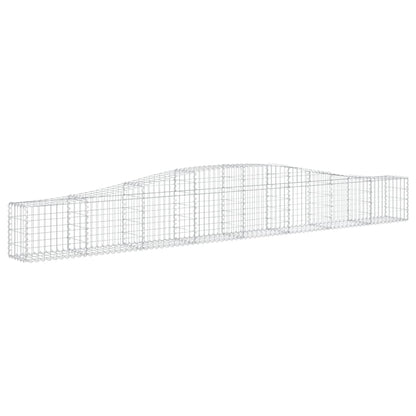 Cestas De Gaviones 25 Uds Forma De Arco Hierro 400x30x40/60 Cm_2