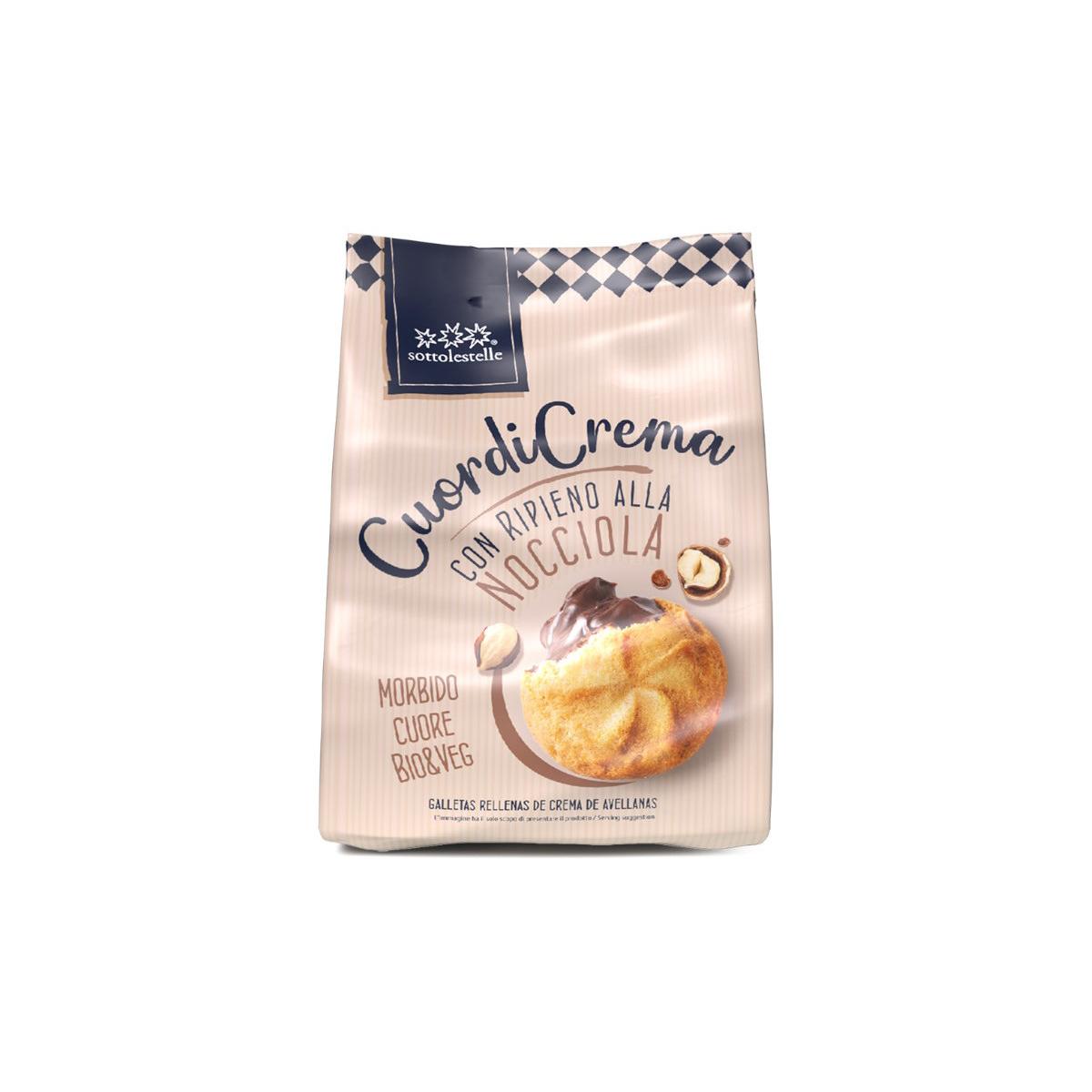 Galleta rellena crema avellanas choco Sotto 200gr
