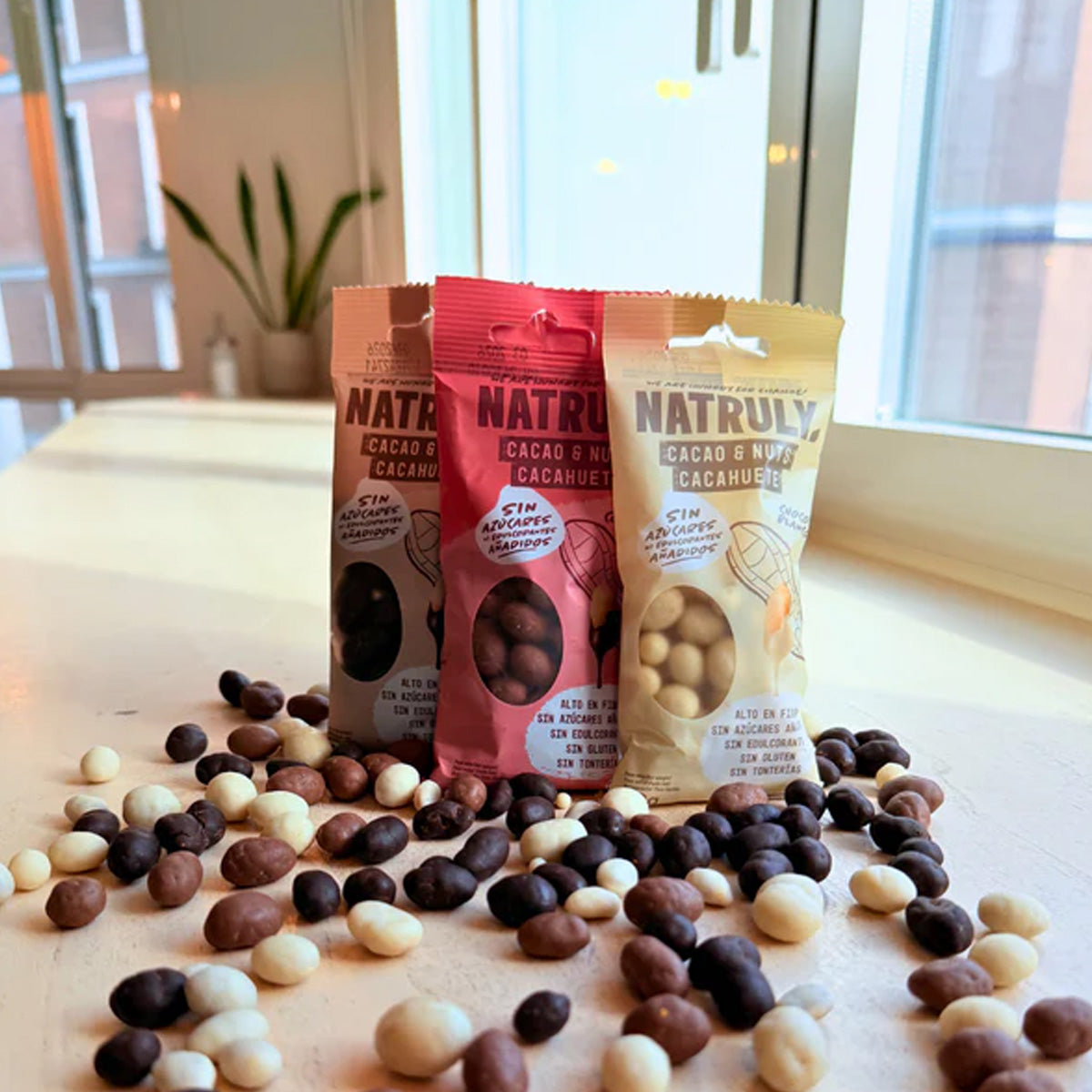 Cacao&Nuts Chocolate negro, Natruly, 50g
