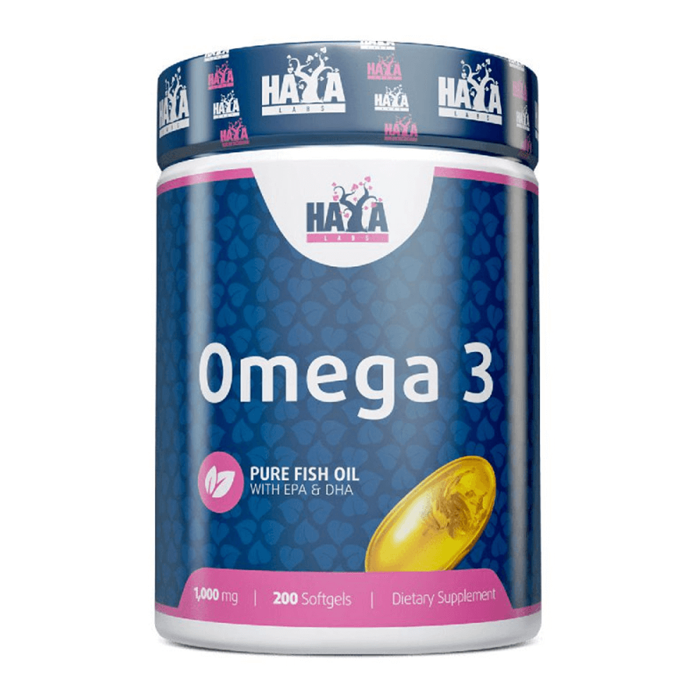 Omega 3 1000mg - 200 Softgels - Omega 3 - Haya Labs_0