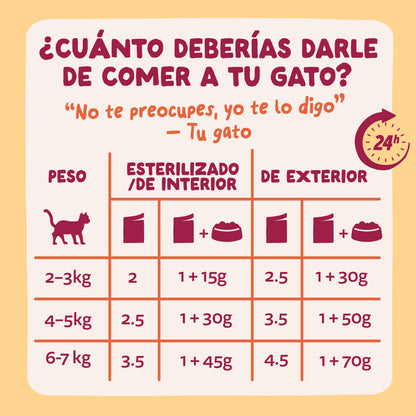 Sobres de comida húmeda Pollo en Salsa para Gatos Adultos | Edgard &amp; Cooper 85 g