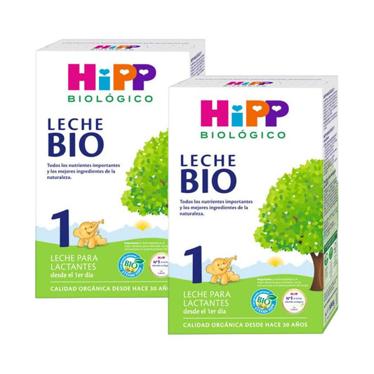 Pack x 2 Leche de inicio 1 bio 0-6 meses HiPP 300 g