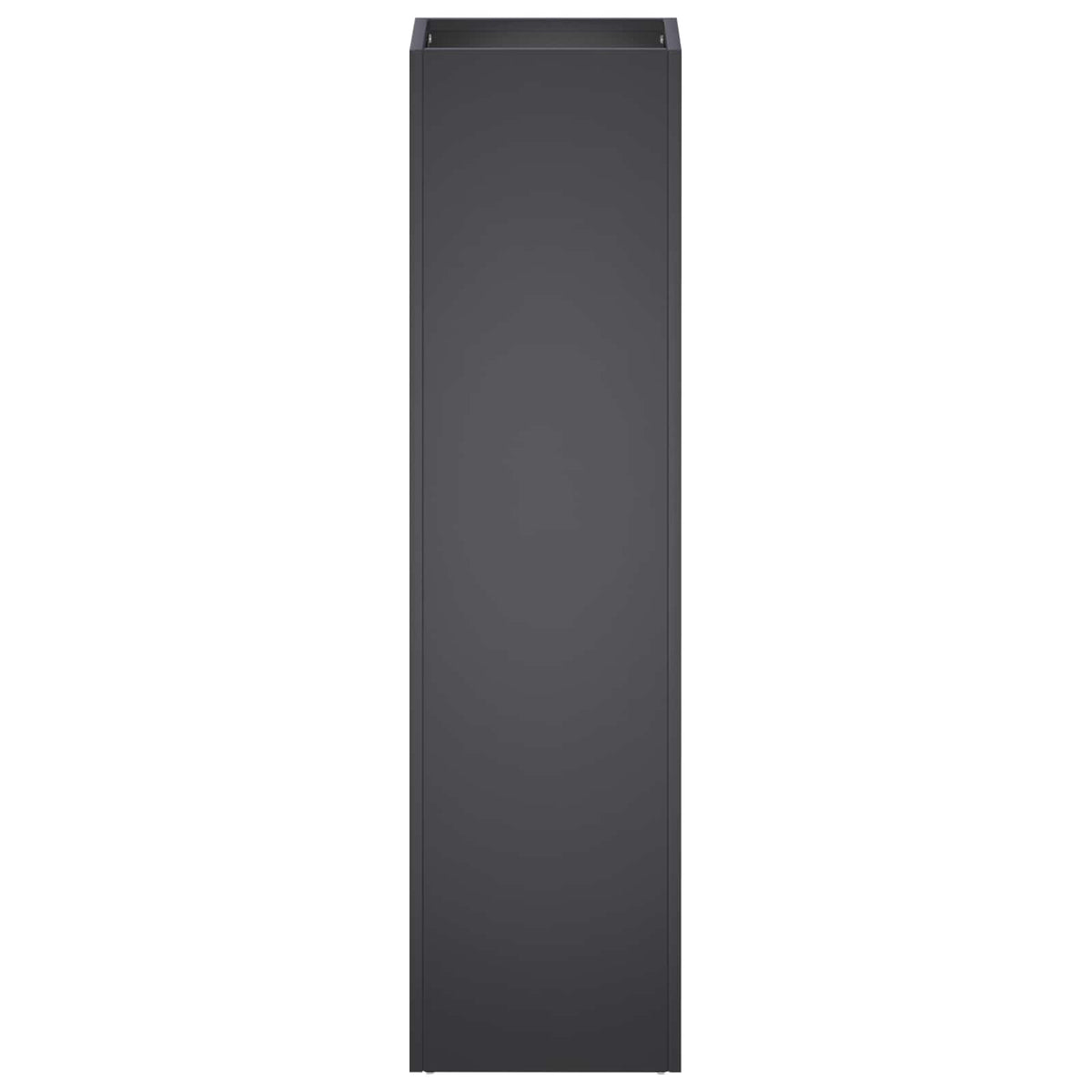 Macetero De Jardín Negro 20 X 20 X 75 Cm Acero Laminado En Frío_2