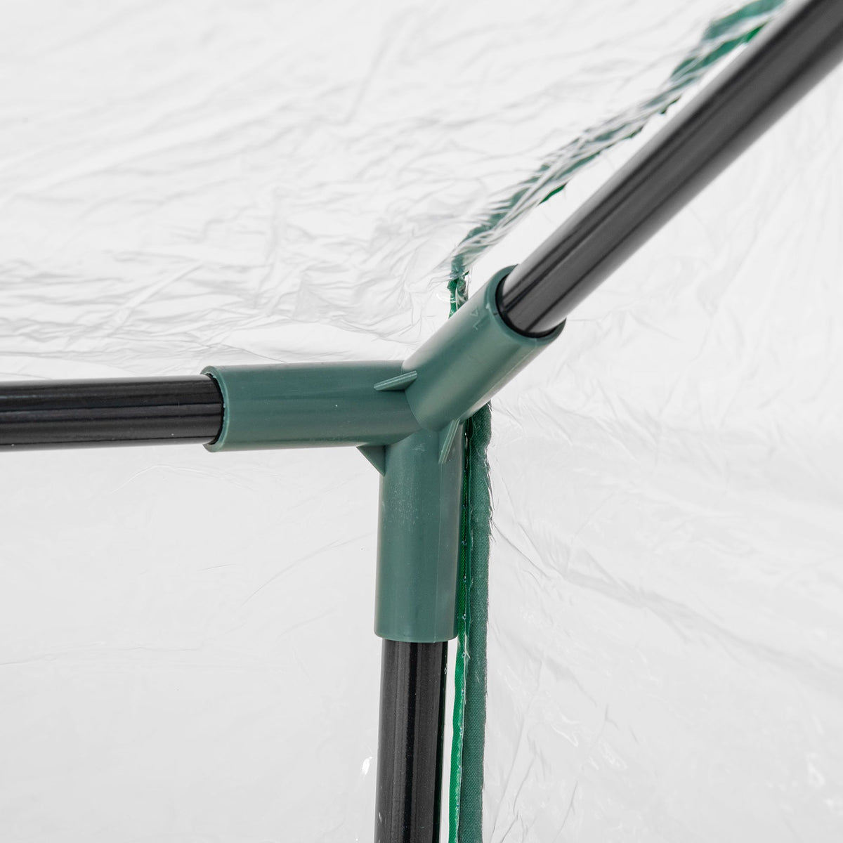 Invernadero De Terraza Outsunny Acero, Pvc Transparente 120x60x60 Cm_3