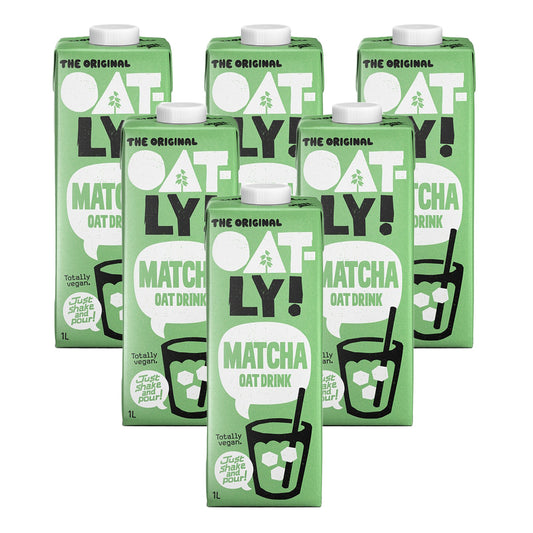 Pack 6x Bebida de Avena y Té Matcha Oatly 1L