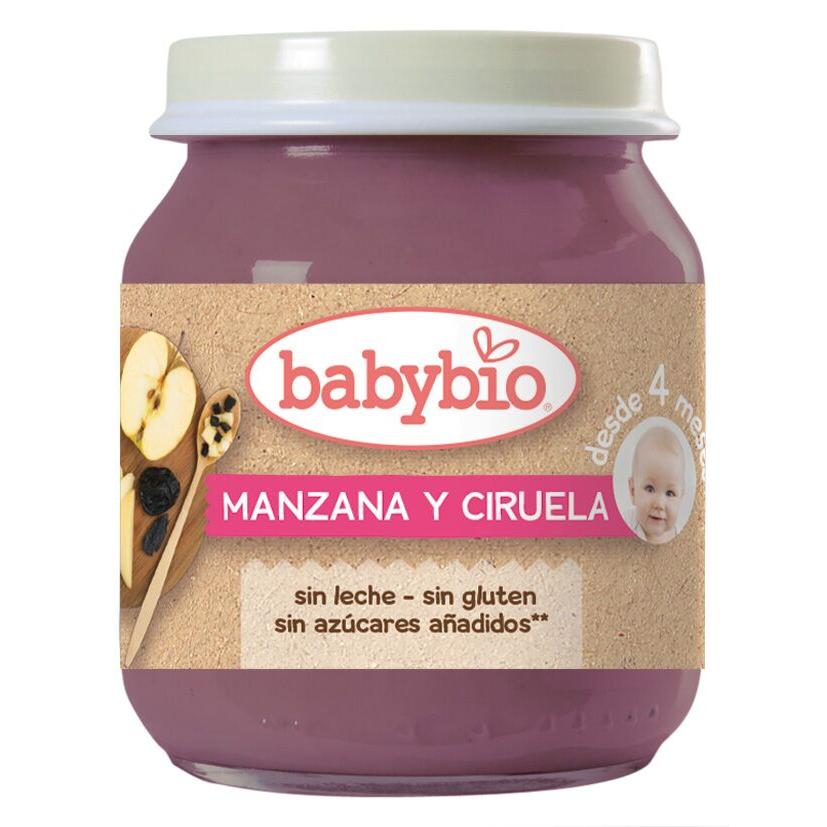 Tarrito Manzana y Ciruela Babybio 130g